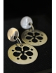 Coppia orecchini argento modello fiori