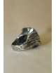 Anello in argento con pietra dura colorata