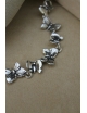 Bracciale in argento con farfalle
