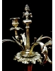 centro tavola candelabro a 4 fiamme in sheffield antico inglese