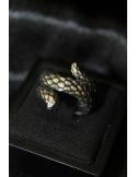 Anello in argento modello serpente