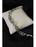 Bracciale a catena maglia piccola in argento