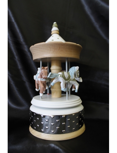 Giostra con carillon e argento