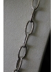 Collana martellata in argento cm 92