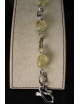 Bracciale a catena in argento con citrina