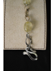 Bracciale a catena in argento con citrina