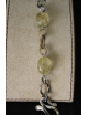 Bracciale a catena in argento con citrina