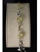 Bracciale a catena in argento con citrina