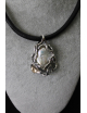 Collana con perla barocca e argento