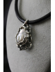 Collana con perla barocca e argento