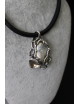 Collana con perla barocca e argento