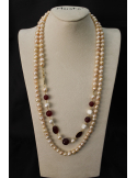 Charleston perle coltivate agata ruby