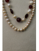 Charleston perle coltivate agata ruby