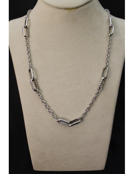 Collana a catena in argento cm60