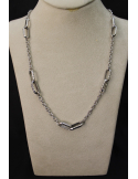 Collana a catena in argento cm60