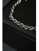 Bracciale corda in argento cm21