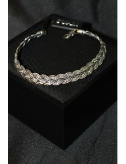 Bracciale modello corda in argento cm21