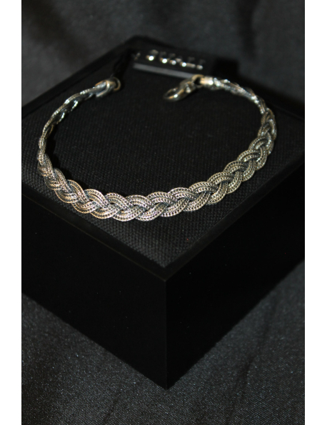 Bracciale modello corda in argento cm21