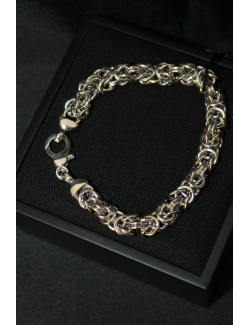 Bracciale Bizantina morbido in argento