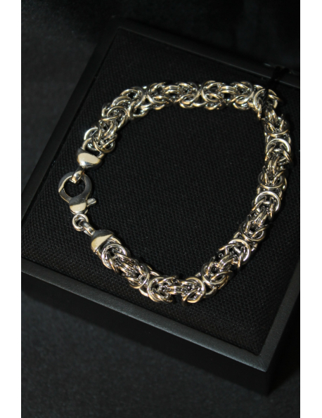 Bracciale Bizantina morbido in argento
