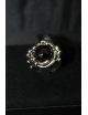 Anello Germogli in argento e onice