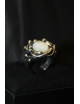 Anello Germogli con madreperla e argento