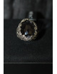 Anello in argento con cristallo ametista