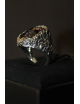 Anello in argento con cristallo ametista