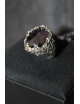 Anello in argento con cristallo ametista