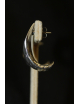 Coppia orecchini modello wall curvi in argento