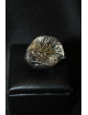 Anello in argento modello foglia