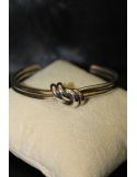 Bracciale in argento con nodo