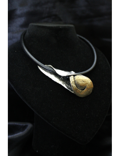 Pendente goccia design in argento