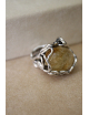 Anello in argento fantasia con citrino