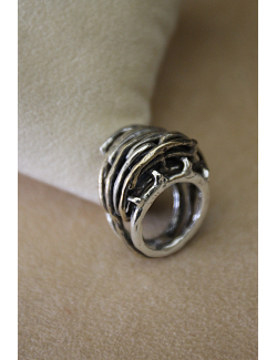 Anello incastri mobili in argento