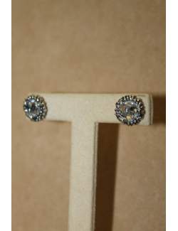 Coppia orecchini shine in argento e pietra