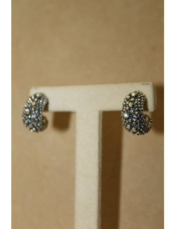 Orecchini petit perlage in argento