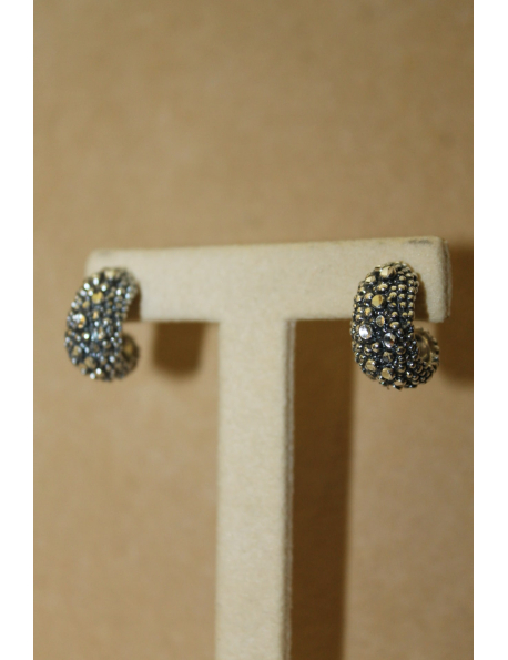 Orecchini petit perlage in argento