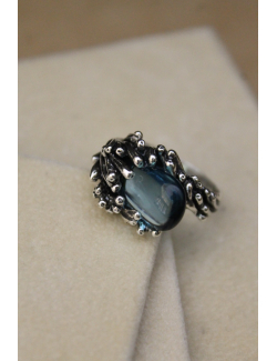 Anello goccia oceano