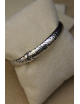 Bracciale bangle moon rock medio in argento