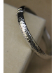 Bracciale bangle moon rock medio in argento