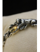 Bracciale goccia leopardo in argento