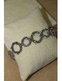 Bracciale millefiori in argento