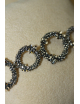Bracciale millefiori in argento