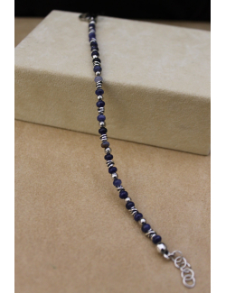 Bracciale rio sodalite e argento
