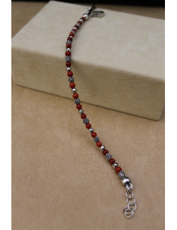 Bracciale rio coral e argento