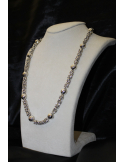 Collana impero in argento cm 94