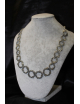 Collana millefiori in argento cm 47