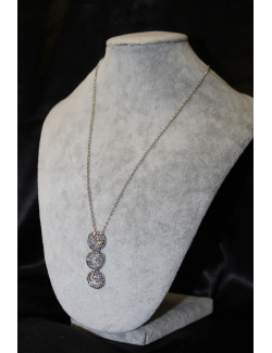 Pendente cascata shine in argento cm 45