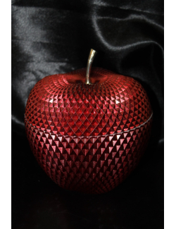 Scatola in cera dura bagnata in argento